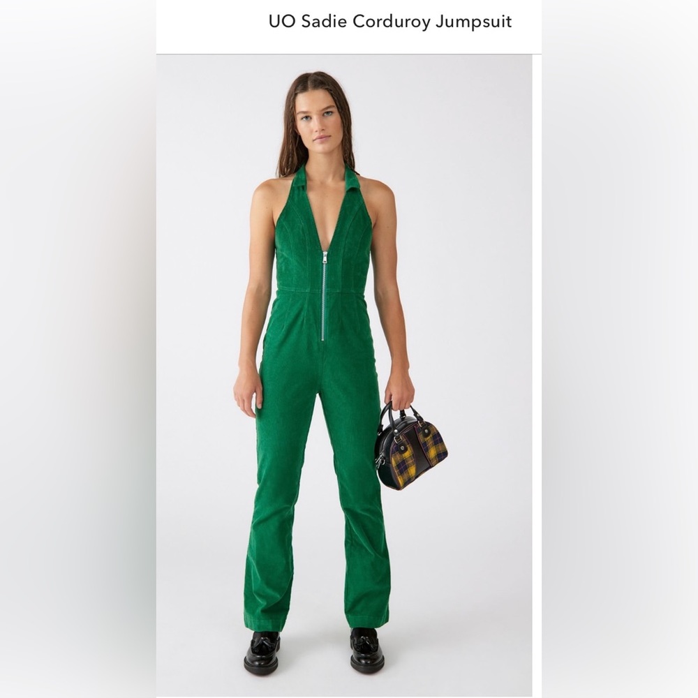 Urban Outfitters Green Jumpsuit Womens size M